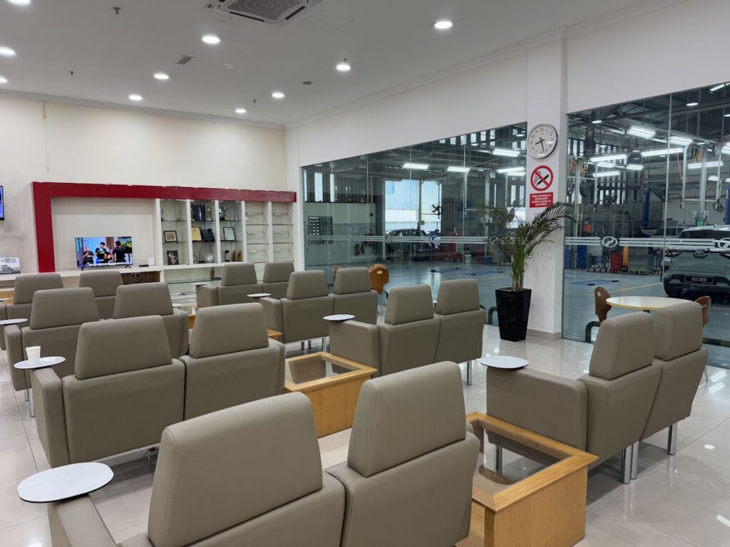 Perodua Waiting room