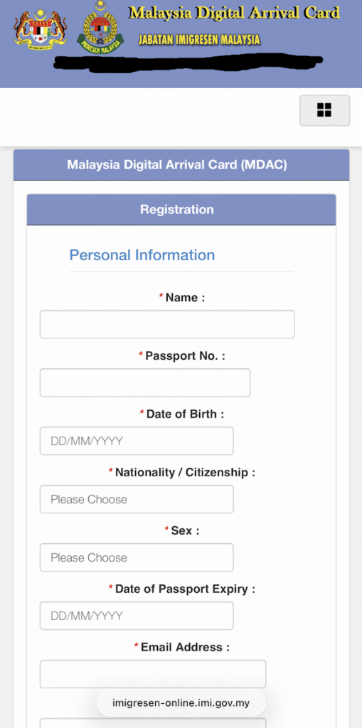 MDAC_Personal Information
